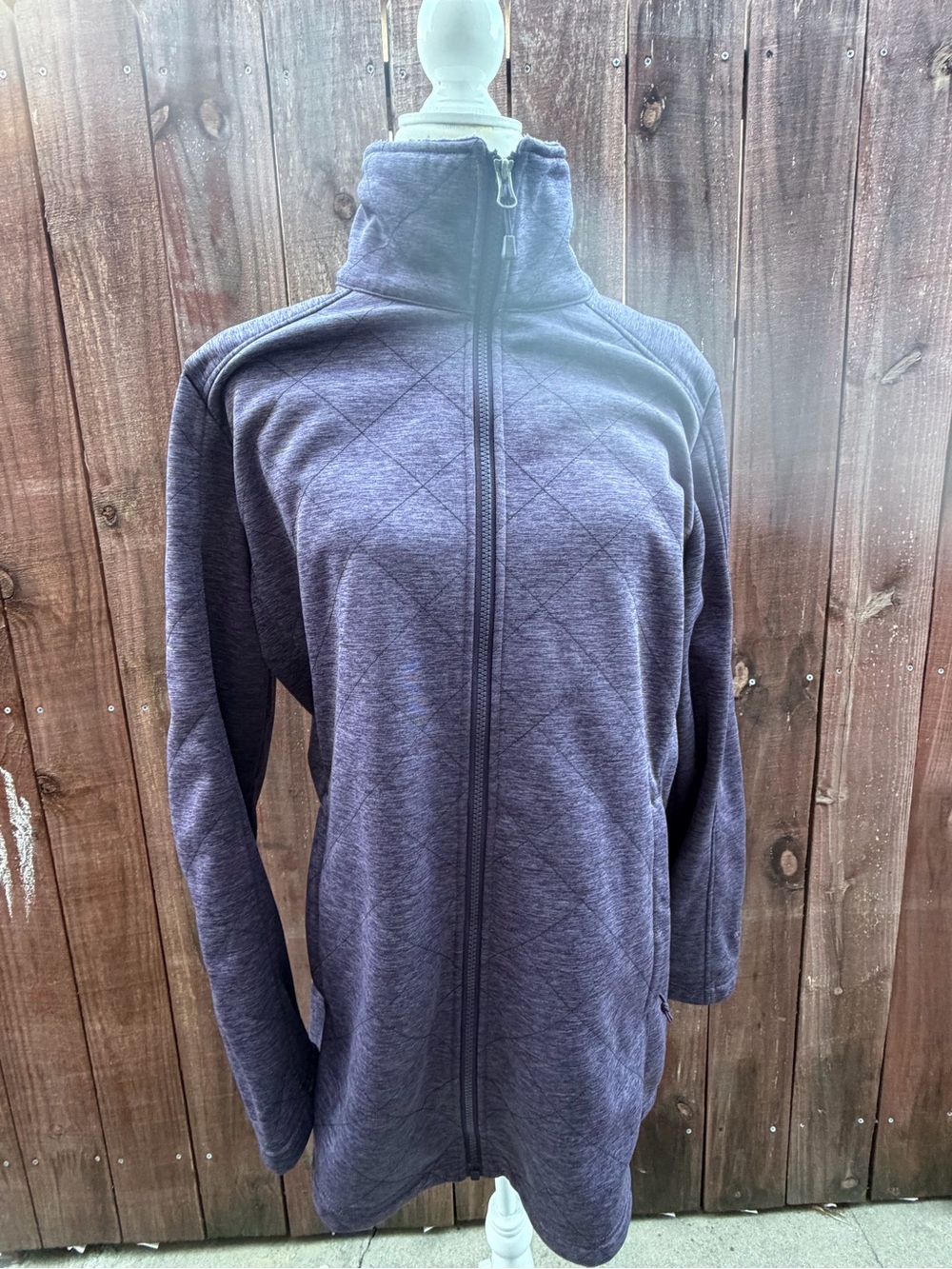 The North Face Quilted Full-Zip Purple Jacket